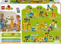 Doos van LEGO Duplo 10476 met afbeeldingen van speelgoedbouwwerken.