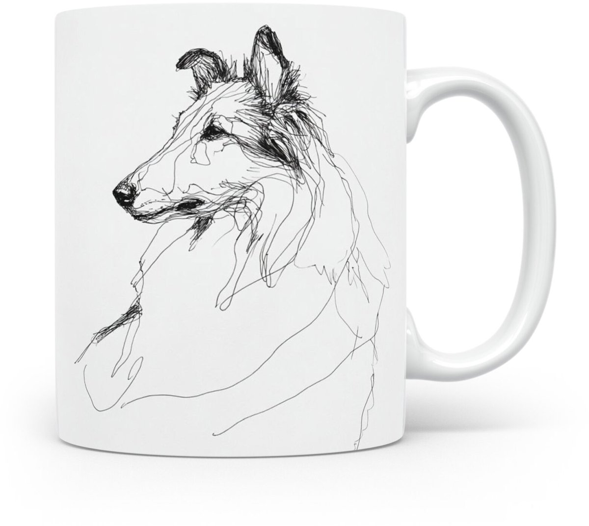Beker Schotse Collie (Rough Collie)