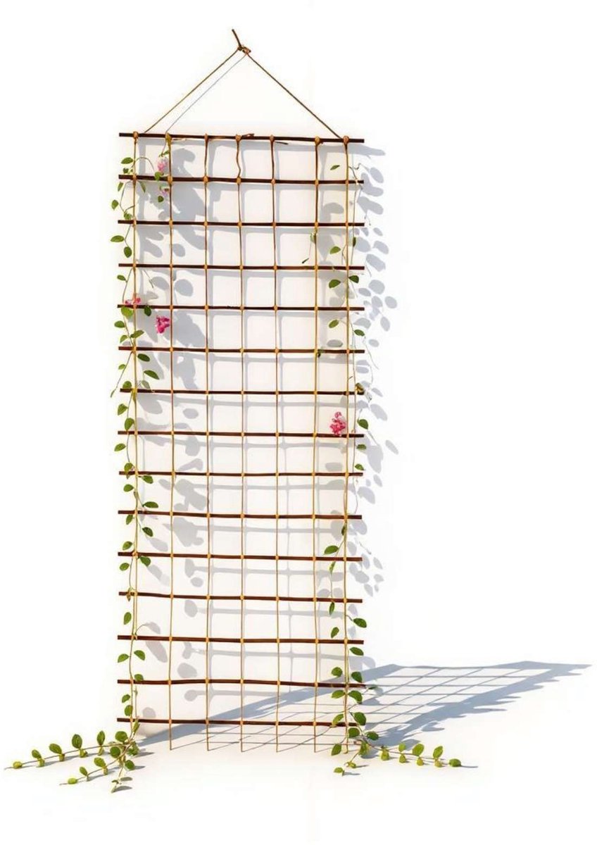 be4nature Klimrek Wilgenteen 150 x 30 cm – Vlechtwerk voor klimplanten, rozen en groente