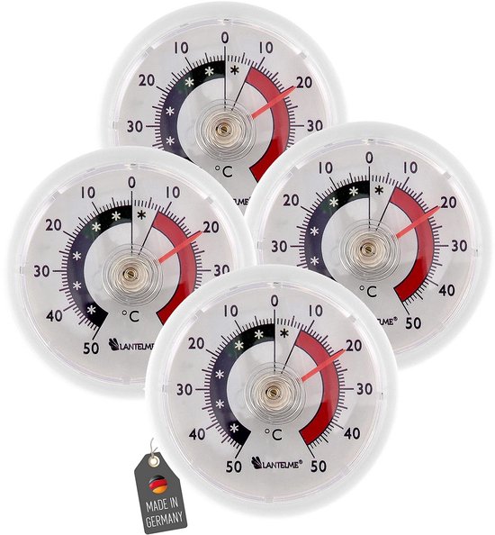 Zeiger Thermometer mit fühler Kessel Speicher Ofen Rund Kapillar 350 ° C Edelsta