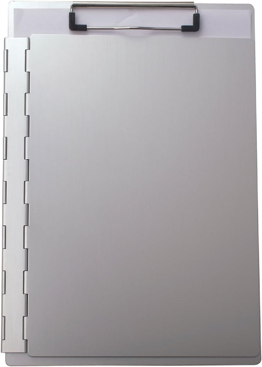 DESQ® Klembord - Aluminium - A4 - Beschermklep - Ophangoog