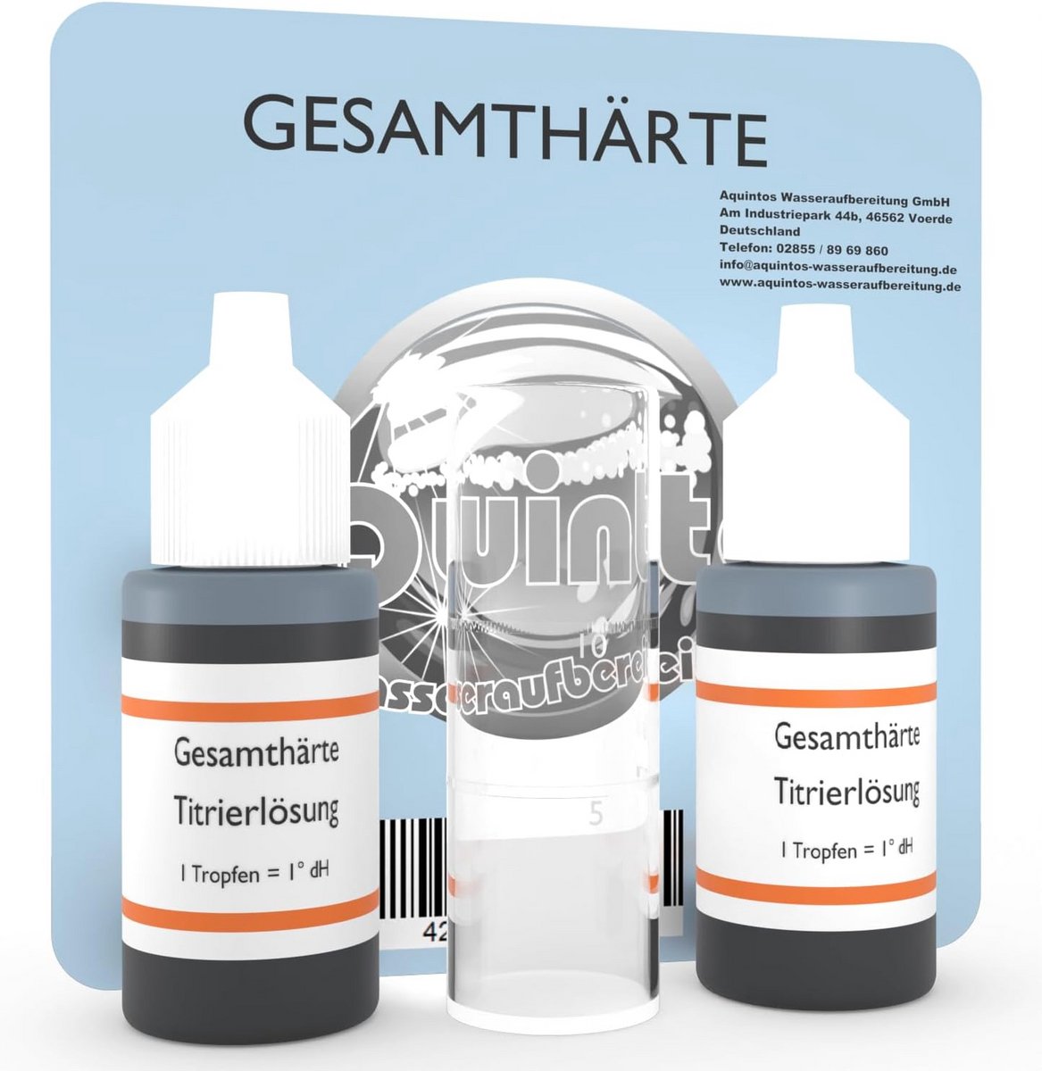 Waterhardheid Testset voor Totale en Resthardheid - Nauwkeurige Meting