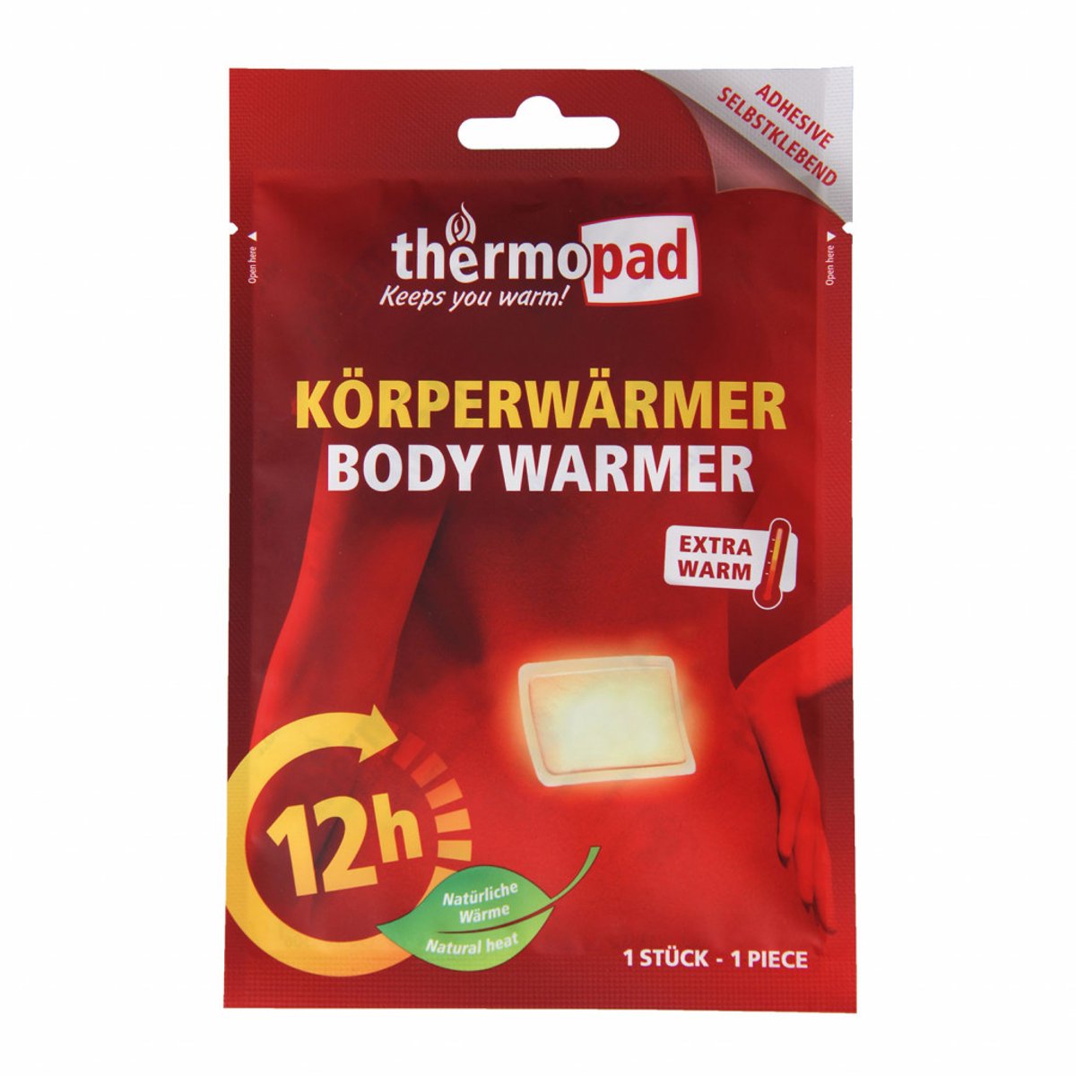 Thermopad Bodywarmer – 5-Pack (5 stuks) – Zelfverwarmend – Tot 12 Uur Warmte – Op Kleding Plakken – Rug, Nek & Buik Verwarming