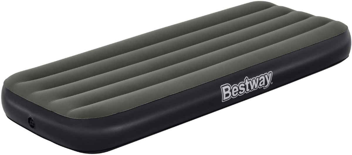 Bestway – Luchtbed – 1-Persoons – 76×185×25 cm – Groen - 1-persoons Luchtbed - Campingbed - Buitenbed - Luchtbed Camping - Luchtbed Buiten