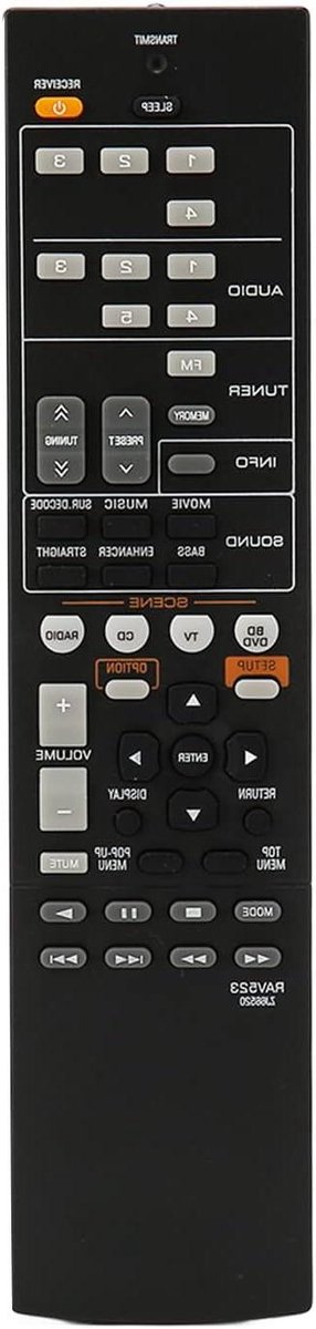 Afstandsbediening voor Audio Video Receiver met RX V571 HTR 3065 HTR 3066 YHT1810.