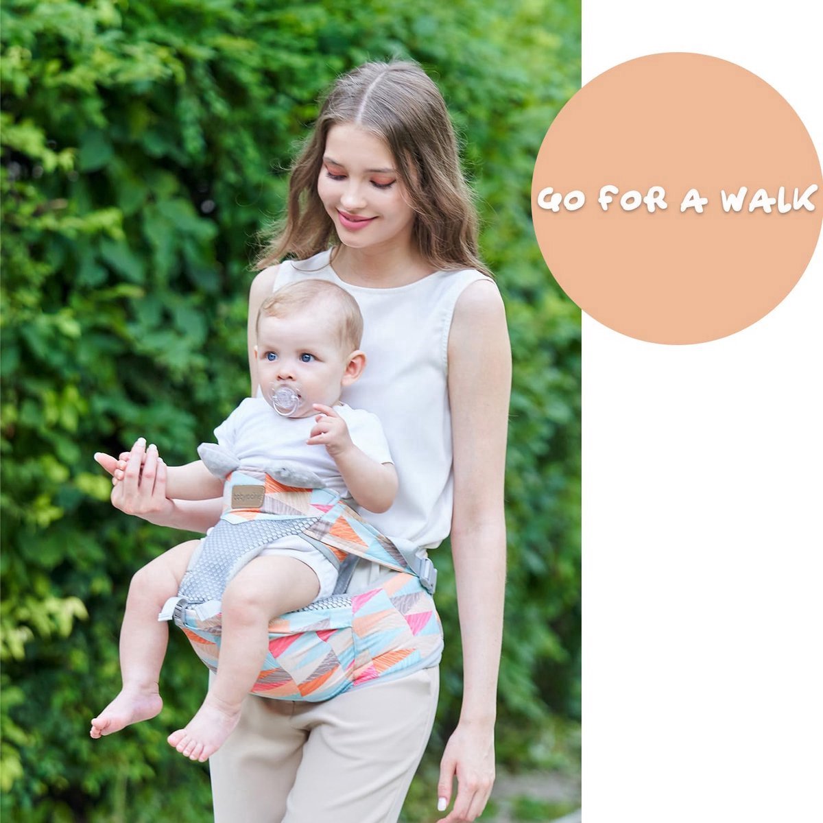 Stunq® Babydrager van pasgeborenen tot peuters, ergonomische rugverstelling 4-in-1 babydrager, 3D-mesh infants Soft Child Carrier voor 3-36 maanden
