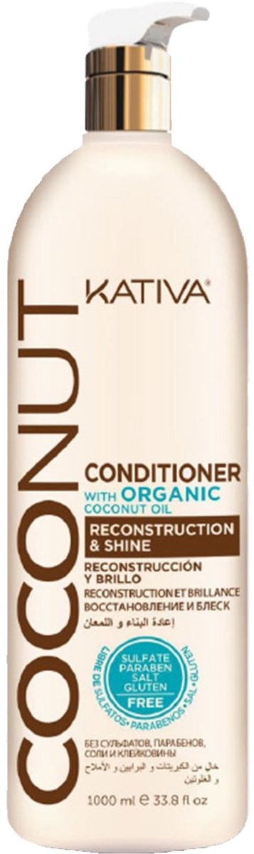 Coconut Conditioner - coconut hair conditioner rebuilding and shining 1000ml