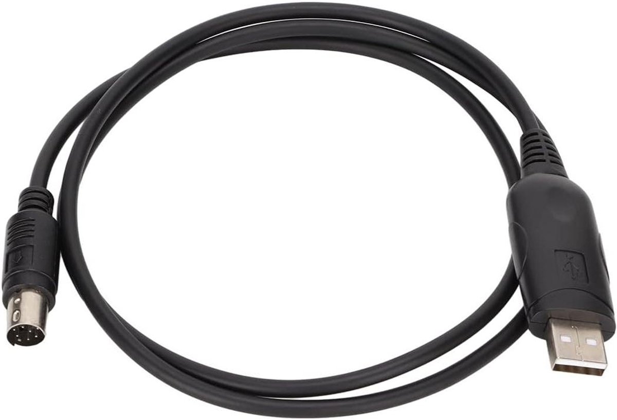 Programmeerlijn USB voor zendapparatuur - Programmeren FT-100D FT-817 FT-857 FT-897 - CT-62 Compatibel - 8 Pin Mini DIN Plug - USB Programmeerkabel