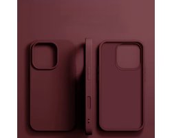 iPhone 16 Pro Premium Silicone Hoesje – Shockproof Case met Super Grip – Verhoogde Camera-Randen – Slank en Luxe Bescherming