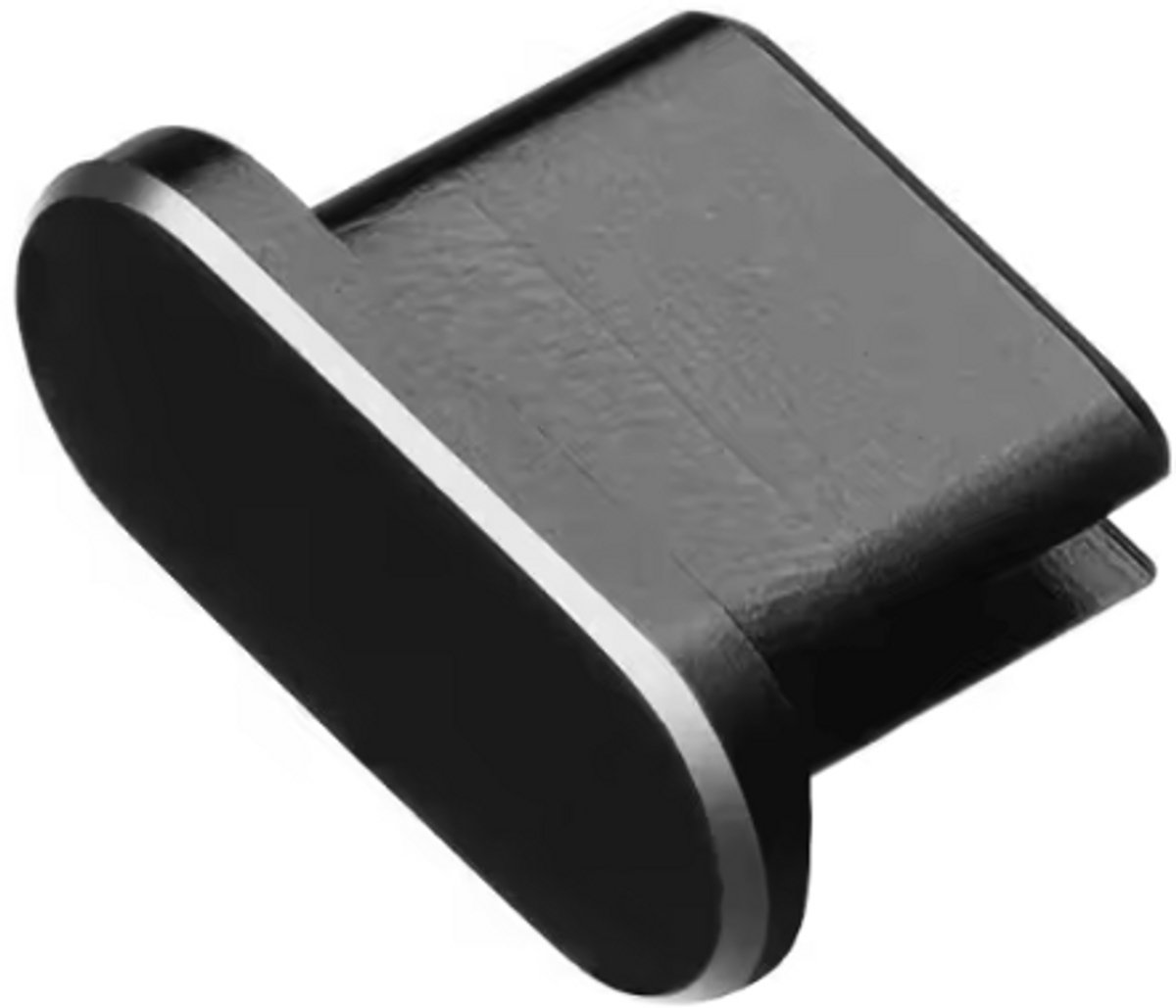 Go Go Gadget - Stofplug - Geschikt voor USB-C - Stofkapje - 1 stuk - Zwart