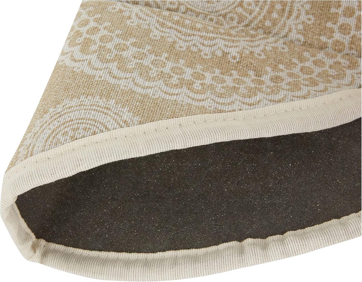 Strijkplankovertrek Beige met Schuimlaag en Trekkoord - Geschikt voor Strijkplanken tot 140x48 cm