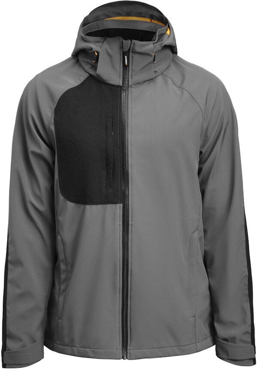 Jobman 1391 Softshell Jas 65139176 Donkergrijs Zwart