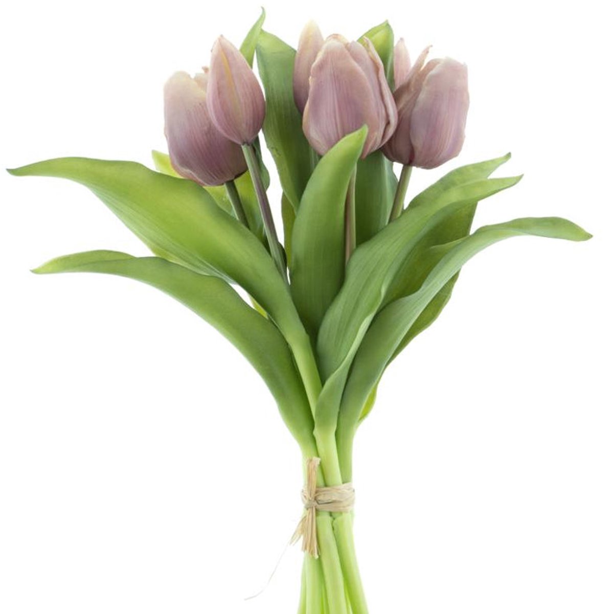 7 kunst tulpen Vermeer-boeket van 7 Sally kunsttulpen-Real Touch Vermeer tulip bundle Sally X7 31cm