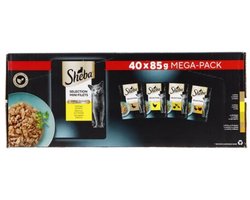 Sheba Kattenvoer - Mini Filets - Gevogelte in Saus - 40x85g