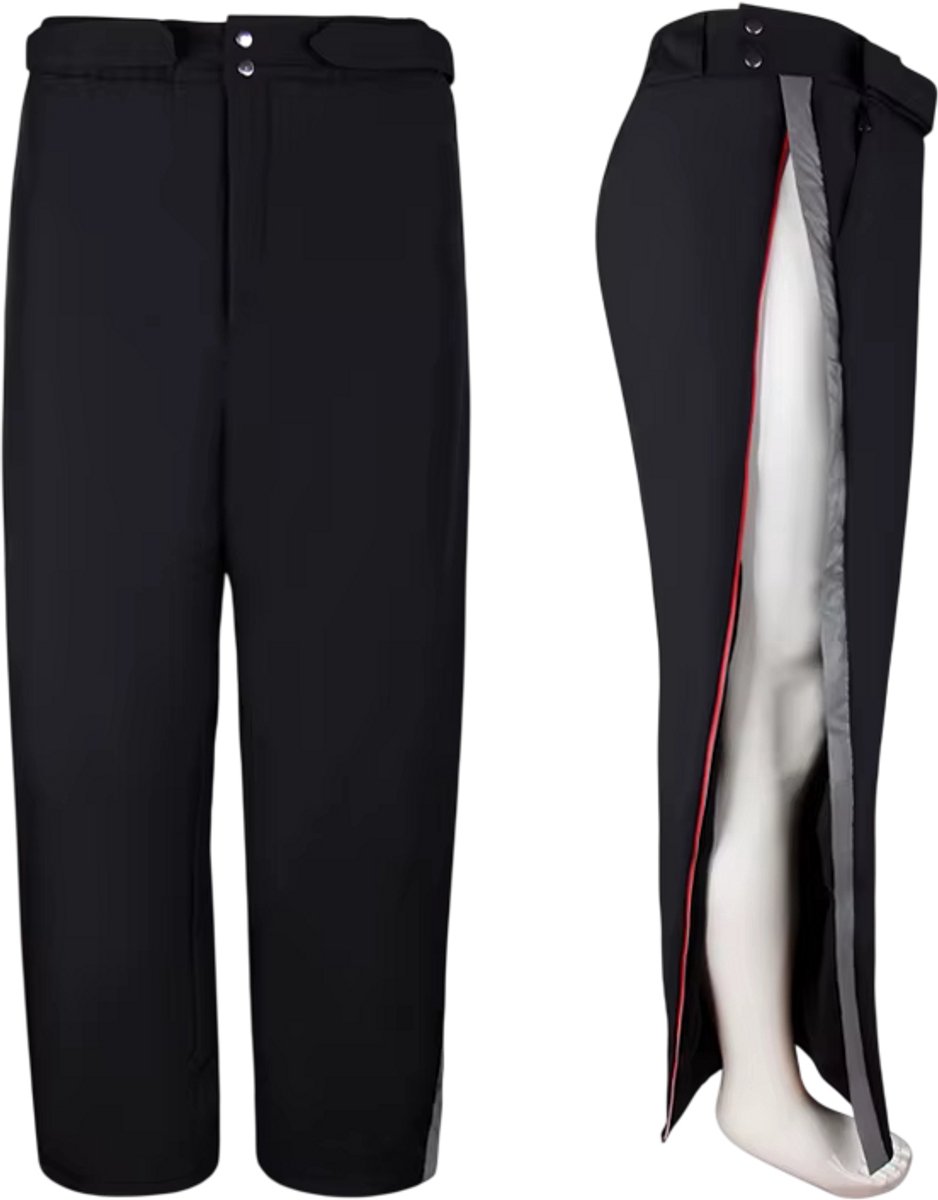 Winter Motorbroek Heren – Waterdichte & Winddichte Motorbroek met Kniebeschermers, Thermische Motorlegging voor Motor Rijden, Fietsen en Outdoor Gebruik-XXL