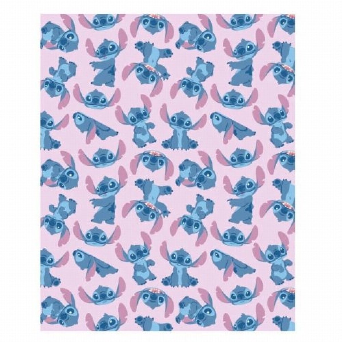 Stitch fleece plaid 180 x 200 cm - polyester