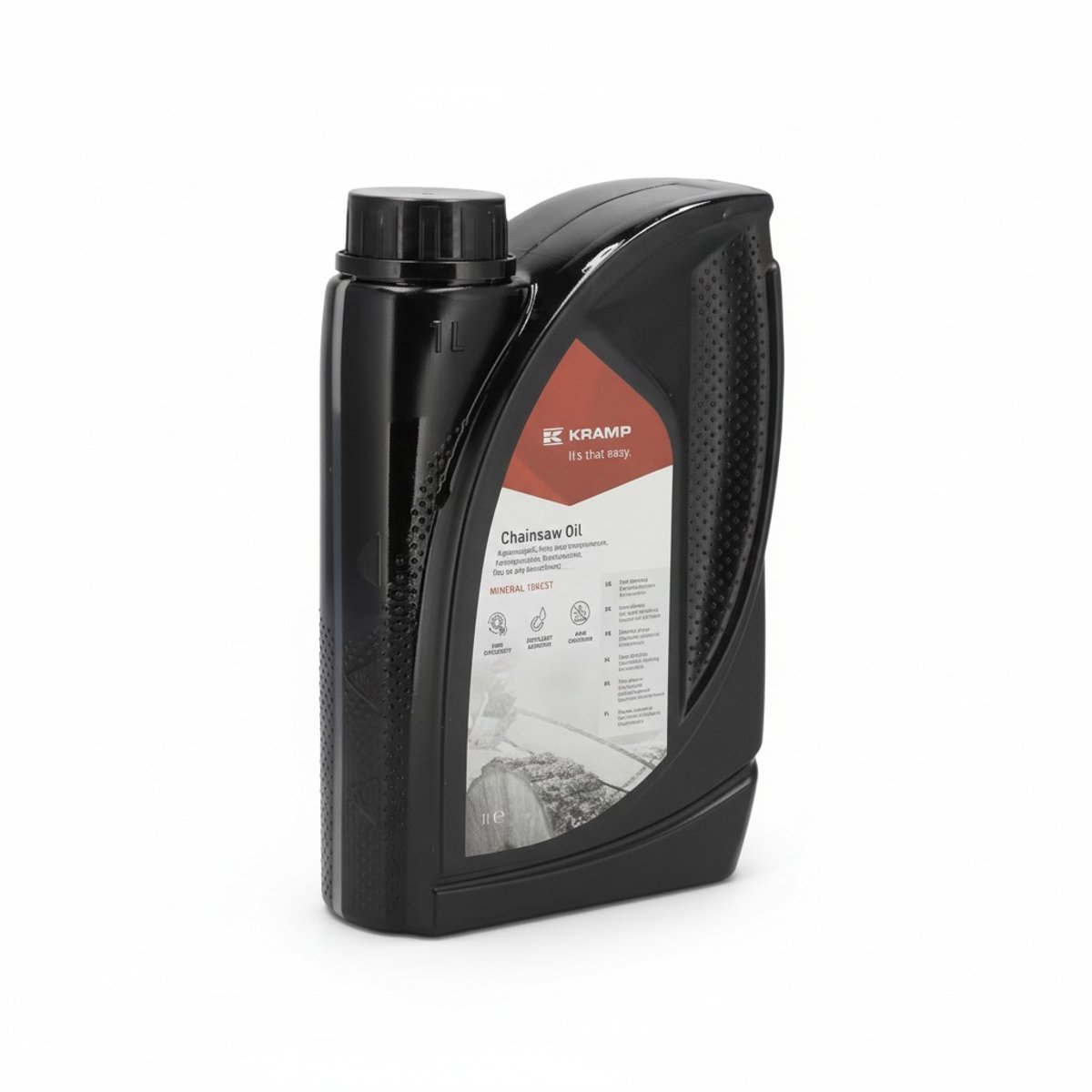 Kramp Kettingzaagolie 1 L – Heavy-Duty Klevende Smeerolie – Universeel voor Alle Kettingzagen – Minder Slijtage & Corrosiebescherming
