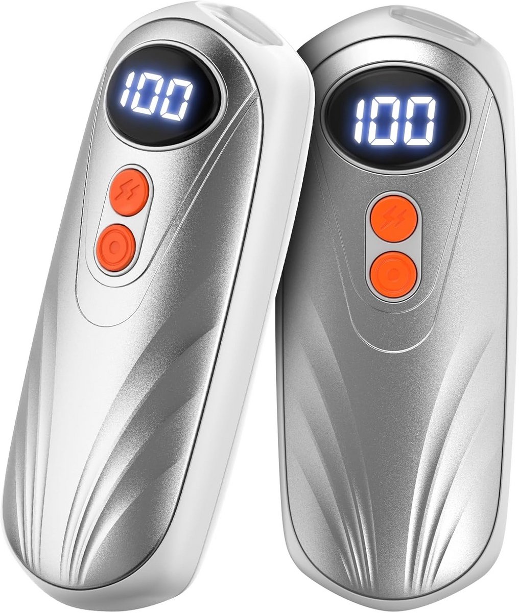 Oplaadbare Handwarmers (2 stuks) - Elektrische Herbruikbare Zakverwarming