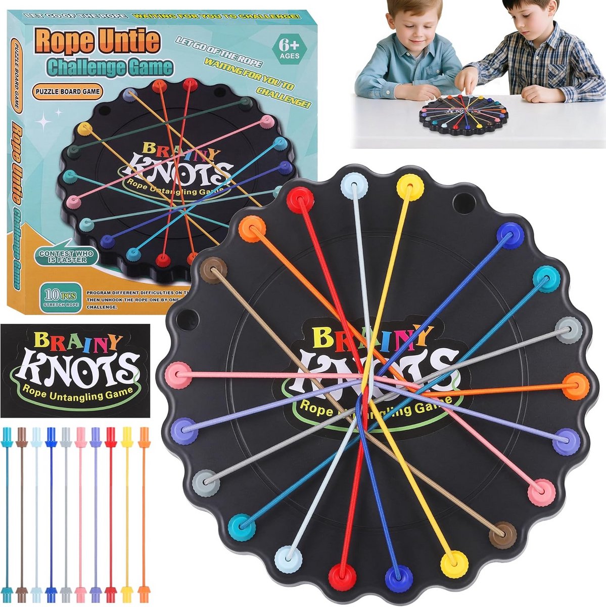 Touw Puzzel Uitdagingsspel voor Kinderen en Volwassenen