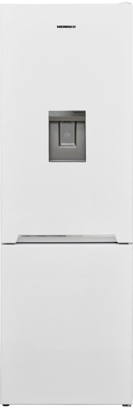 Heinner HC-V2701WDE++ koel-vriescombinatie 270L wit, waterdispenser, super freezing, mechanische bediening, energiezuinig