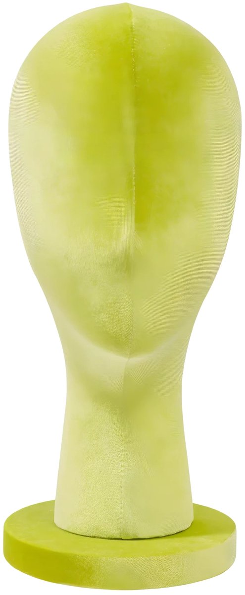 Female Mannequin Hoofd - Voor het tonen van pruiken en hoeden - Groen