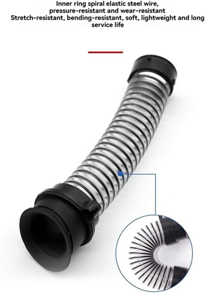 slangaccessoires - geschikt voor Bissell vloerreinigers 4e generatie - buigbare verbindingsbuis - gegolfde afvoerslang – foto 7