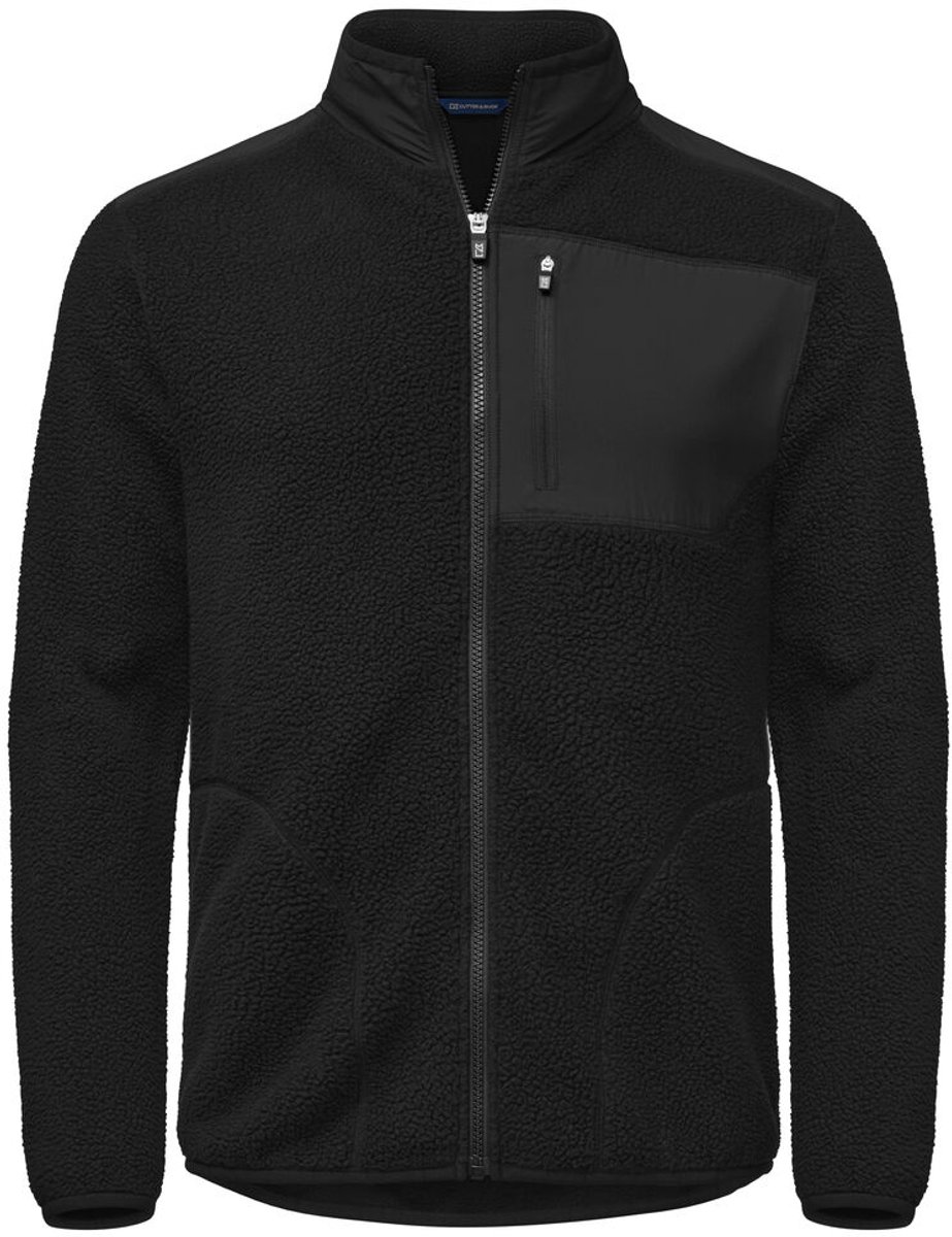 Cutter & Buck Cascade Sherpa Fleece Heren 351470 - Zwart - 4XL