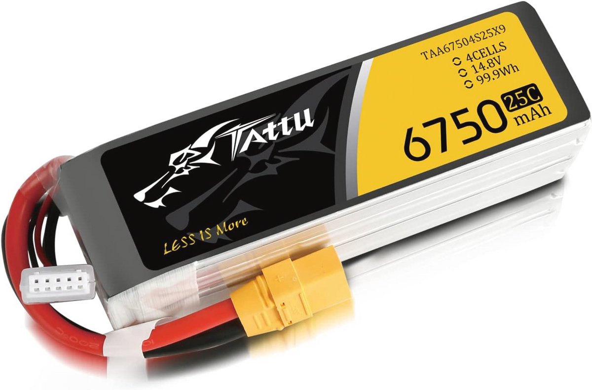 14.8V 6750mAh 4S LiPo Akku voor Drones en Multicopters