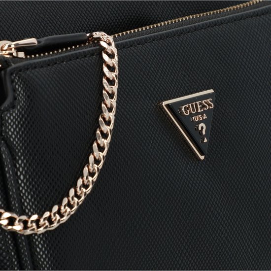 GUESS sac à épaule bandoulière Noelle II Double Pouch Crossbody Bag Black noir