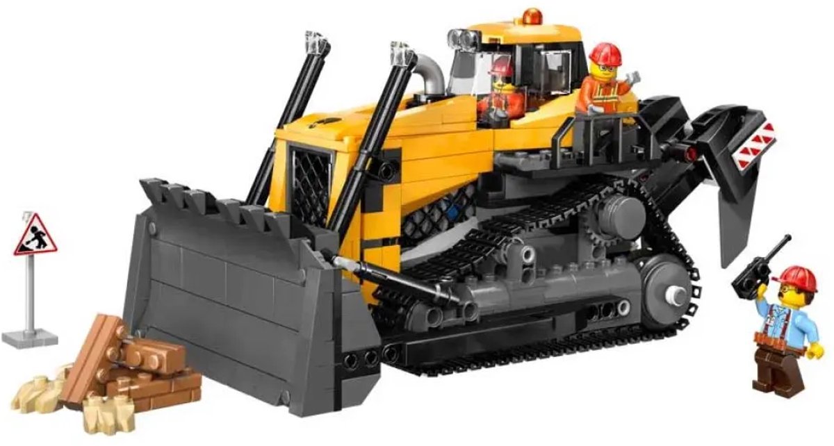 LEGO® City Gele Bulldozer, Bouwplaatsvoertuig - 60466 — afbeelding 23
