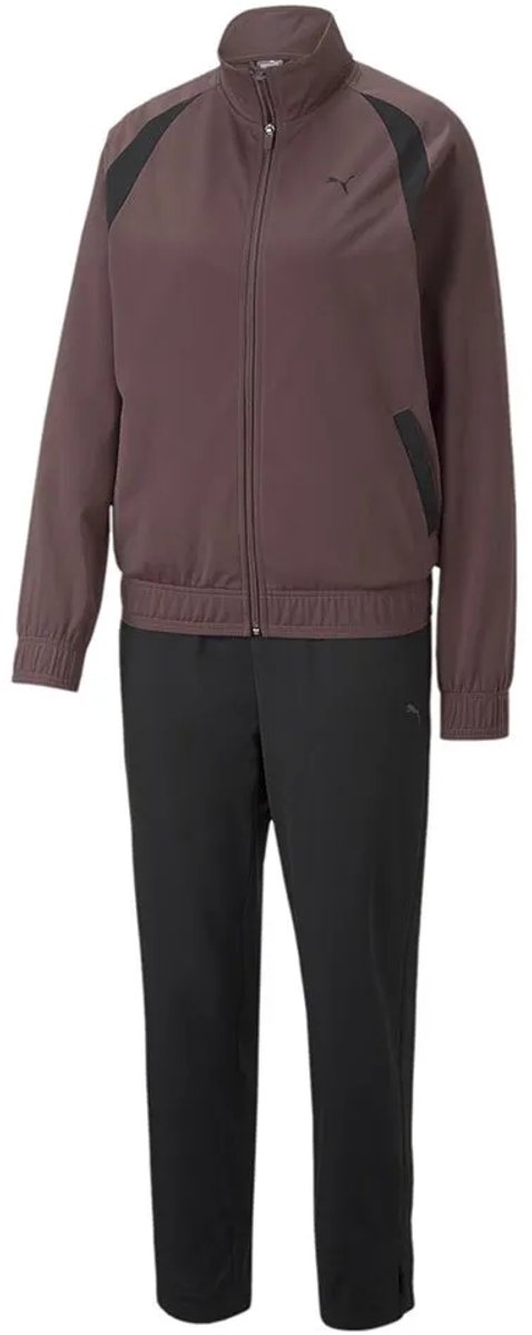 Puma Classic Tricot Op Trainingspak Vrouw Dustplum