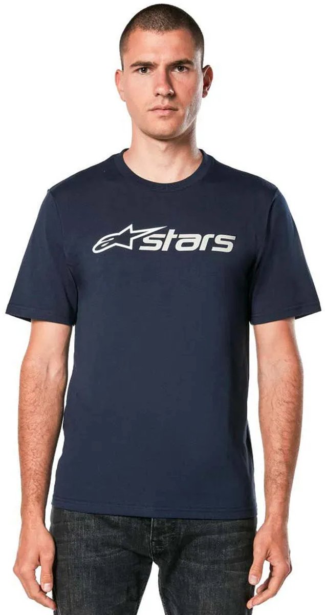 Alpinestars Blaze 2.0 T-shirt Met Korte Mouwen Blauw XL Man