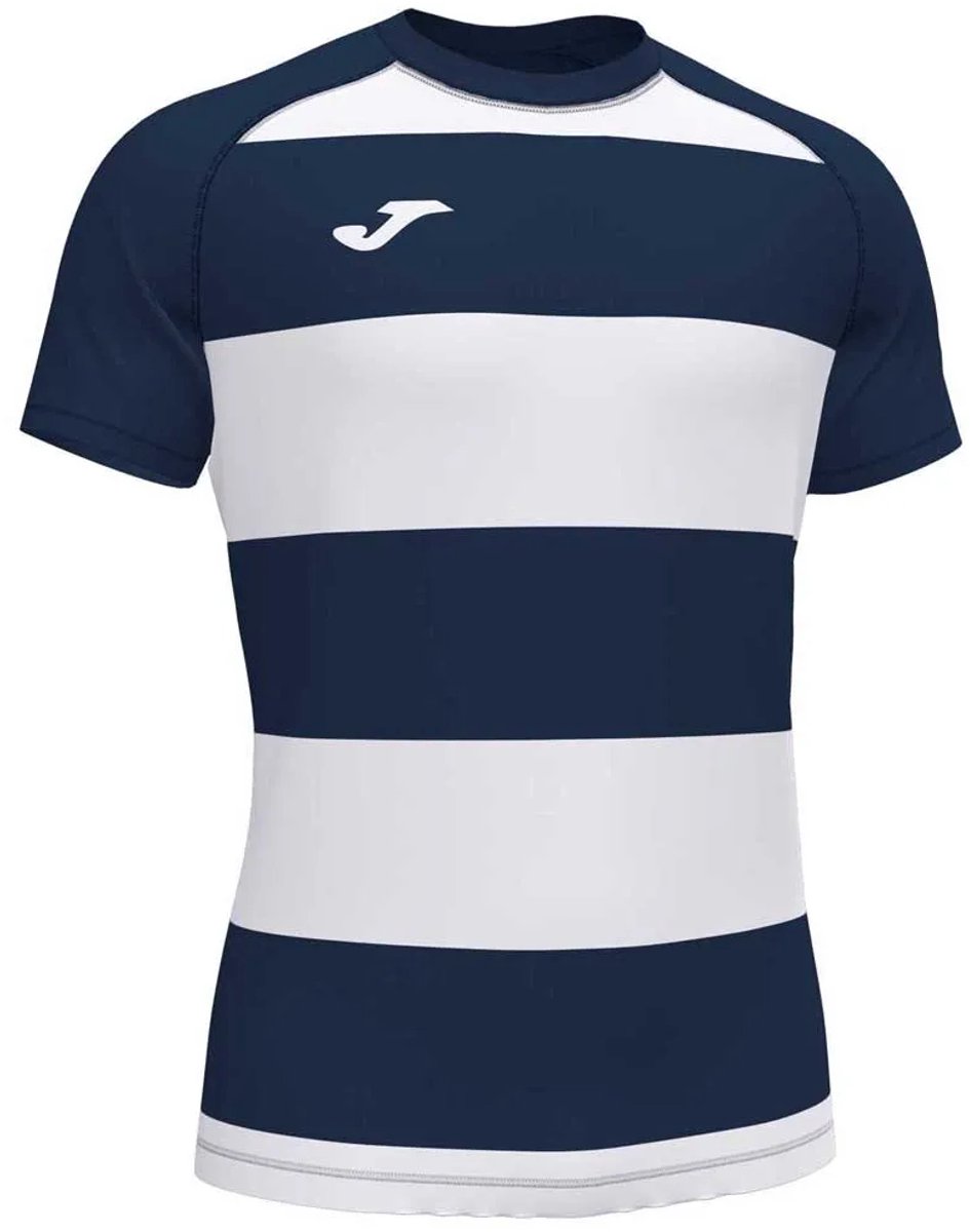 Joma Pro Rugby Ii T-shirt Met Korte Mouwen Wit,Blauw L Man