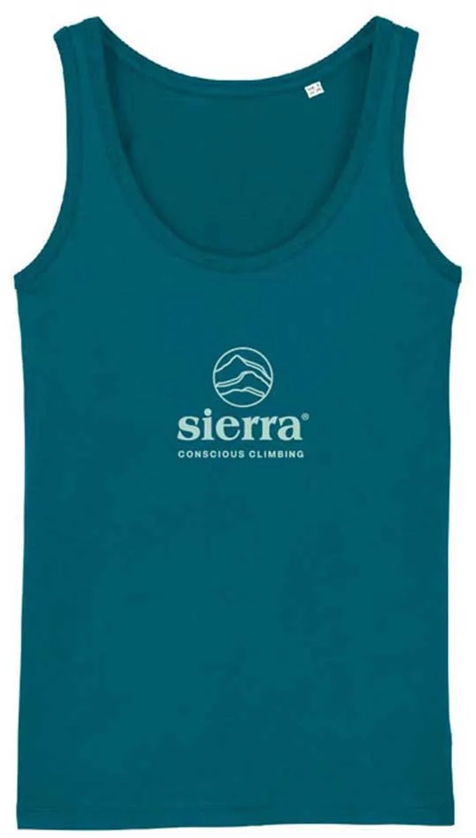 Sierra Climbing Coorp Mouwloos T-shirt Blauw M Vrouw