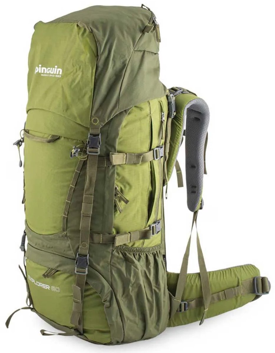 Pinguin Explorer 60l Nylon Rugzak Groen