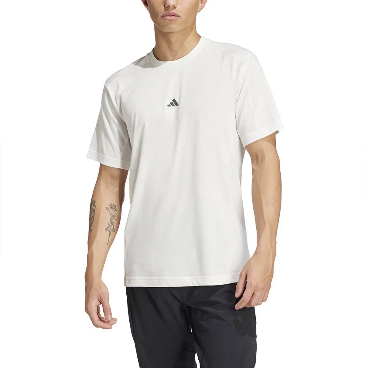 Adidas Yoga T-shirt Met Korte Mouwen Man Wit