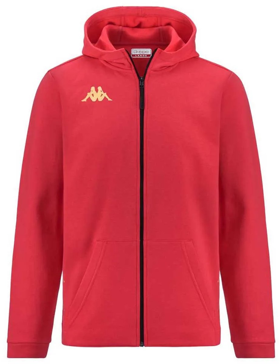 Kappa Giordizi Sweatshirt Met Rits Rood 6 Years Jongens,Meisjes