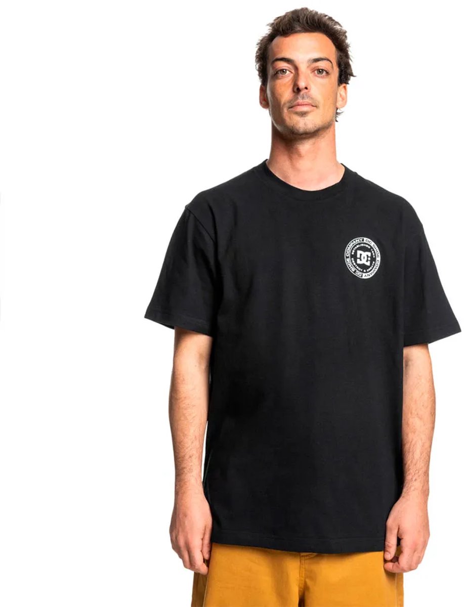 Dc Shoes Corpo Fb T-shirt Met Korte Mouwen S Man Zwart