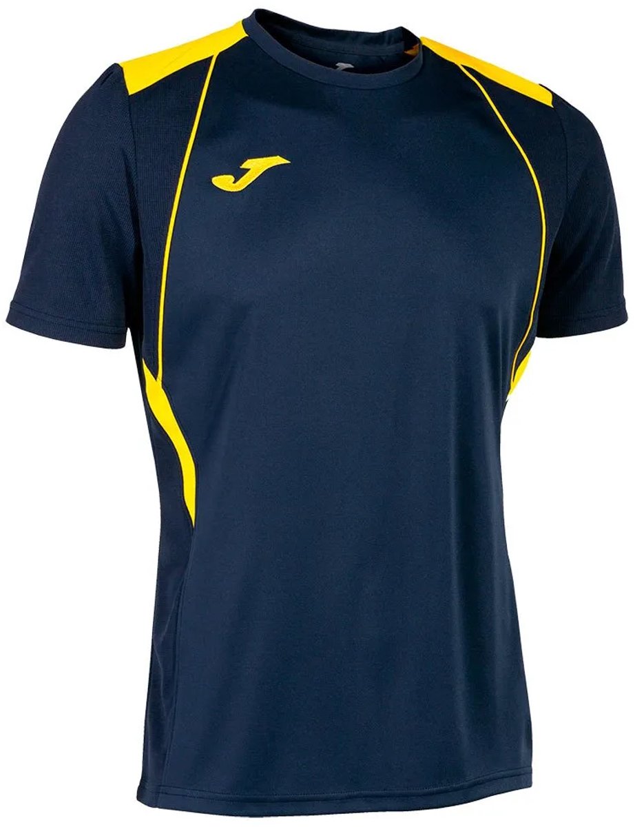 Joma Championship Vii T-shirt Met Korte Mouwen Blauw 5-6 Years Jongens