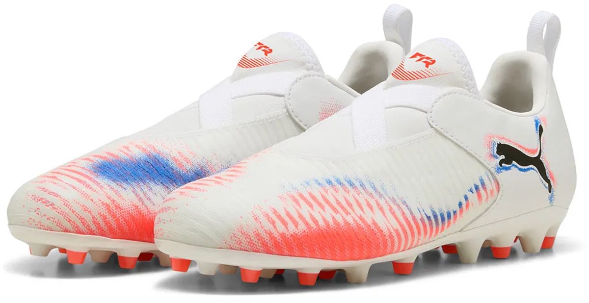 Puma Future 8 Match Ll Mg Voetbalschoenen Voor Kinderen Wit EU 38