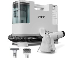 RYER Vlekkenreiniger - Tapijtreiniger - Krachtig en Draagbaar - Auto Interieur Reiniger - Meubelreiniger - Bank Reiniger Machine - Zetelreiniger