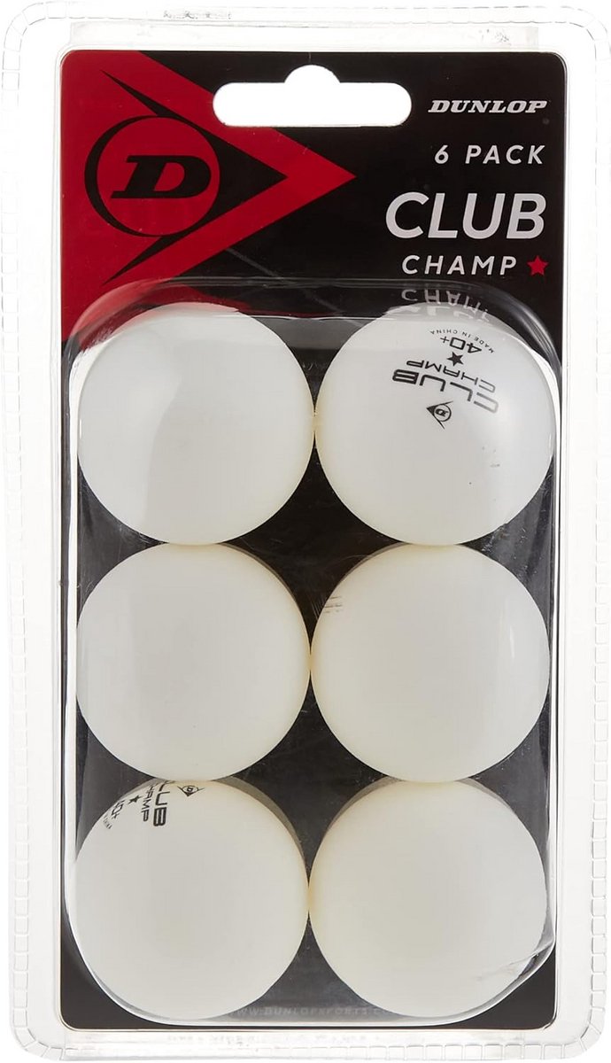 Tafeltennisballen Set Wit - 6 Stuks - 1 Ster Bal voor Training en Recreatie