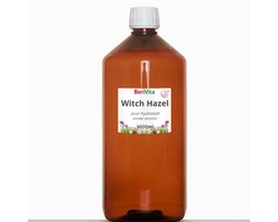 Witch Hazel Liter - Puur - Zonder Alcohol - 1000ml Hamameliswater, Toverhazelaar - Zuiverende Natuurlijke Toner