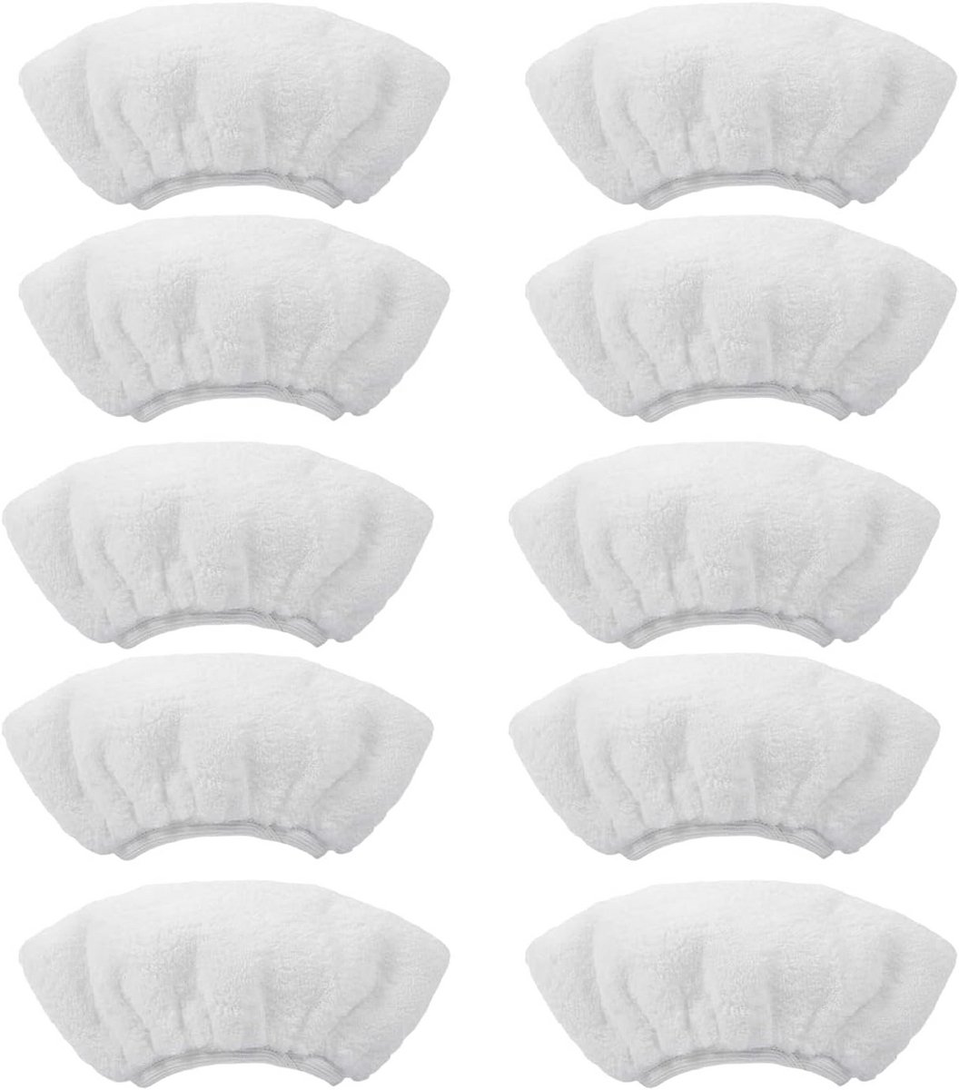 10x Microvezel Stoomdoeken - Vervangende Overtreksets voor Stoomreiniger
