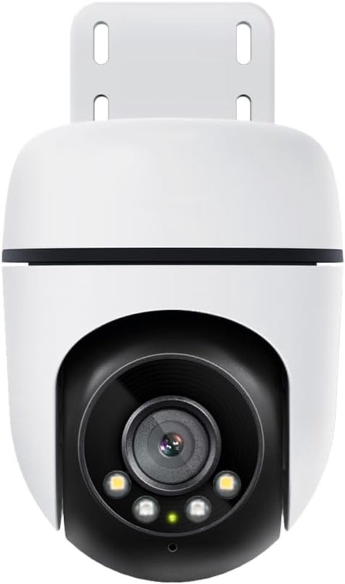 SNJY® Camerabewaking - Beveiligingscamera Buiten Draadloos - Bewakingscamera - 1080P - 360° Draaibare Camera - Wit van Merkloos — afbeelding 4