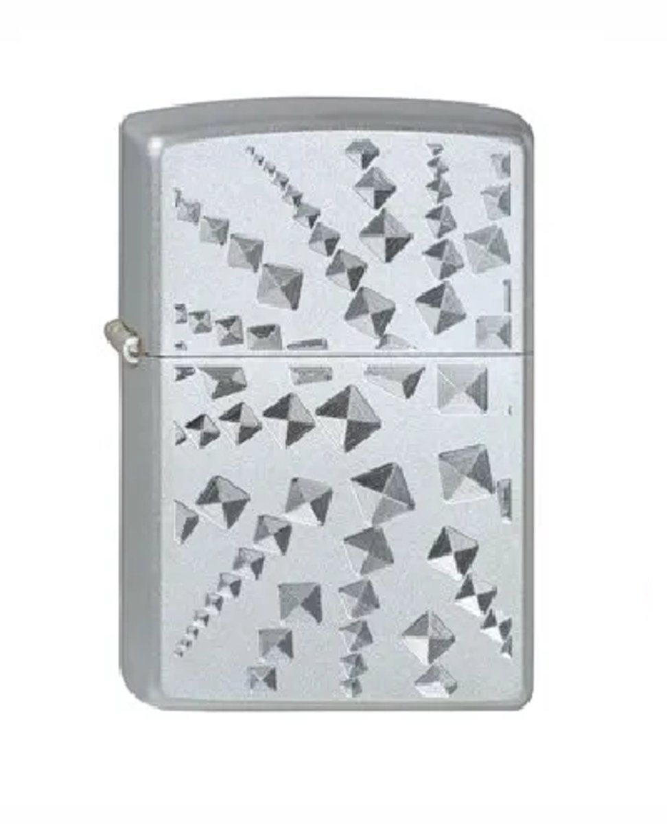 Zippo aansteker Spiral Square - Satin Finish