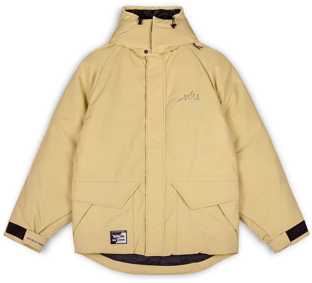 Grimey Snow Fox Parka Man Vrouw Creme