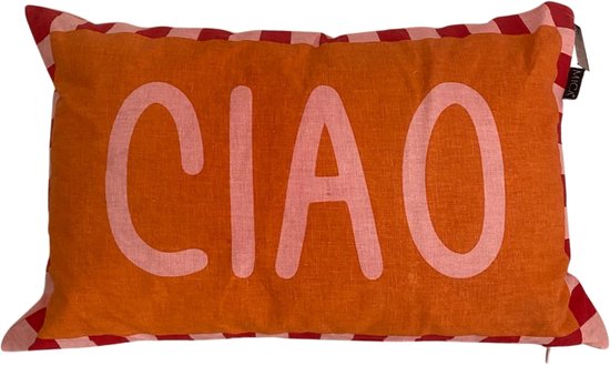 Mica Decorations Ciao Sierkussen - 55 x 35 x 10 cm - Oranje