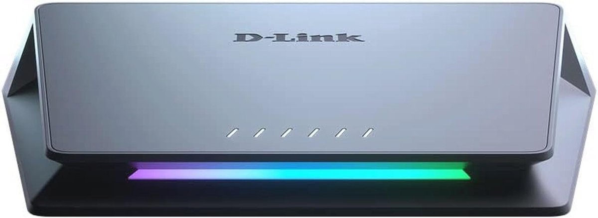 6-Poorts Multi-Gigabit Switch - 2.5G Ethernet met 10G Uplink, Turbo Mode en Stille Behuizing