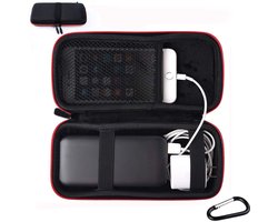 Sorted Powerbank Hoes - Kabel Organizer Tas - EVA-harde schaal - Hoesje - Powerbank Organizer - Opbergcase voor Opladers - Beschermhoes voor Powerbank - Hardcase Gadget Bag - Harde Schijf Draagtas - Compact - 23*11*5CM - Geschikt voor Anker PowerCore